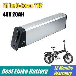G-Force T42 750W plegable Fat Tire paquete de batería de repuesto de bicicleta eléctrica 48V 20Ah 960Wh Intube baterías de litio ALX-108 batería