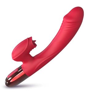 Vibromasseur point G pour femmes, stimulateur de Clitoris, léchage de mamelon, produits pour adultes, jouets sexuels pour femmes, Couple, Masturbation féminine