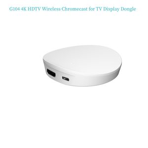 G104 4K HDTV Wireless Chromecast pour l'adaptateur de dongle d'affichage TV pour la mise en miroir de l'audio vidéo iOS / Android sur la télévision / projecteur / moniteur