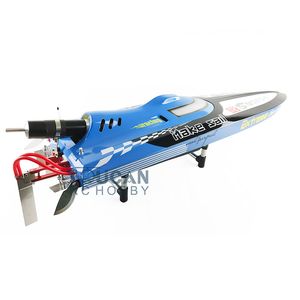 G30C ARTR-RC Fibra de vidrio Gasolina RC Barco de carreras 30CC Motor Radio Sys Servos Azul THZH0068