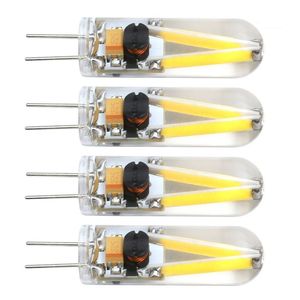 Ampoule LED G4 super lumineuse 12V-24V Filament COB led 3W Capsule Tour IP protection Blanc