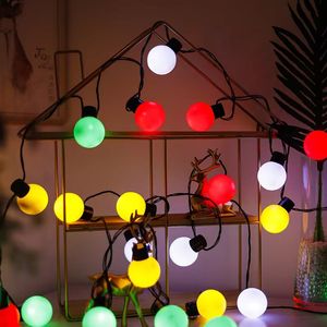 G50 Globe Bulbe 5m 10m 5cm Big Ball LED String Light Light Outdoor Christmas Globe Balloons Fairy Lights Party Mariage du Nouvel An Garland