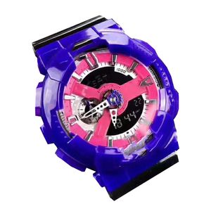 GA Montres-Bracelets LED Double Affichage Hommes Femmes Dames Complet Sport Occasionnel Électronique Numérique De Luxe avec Logo Horloge Multifonction Électronique Montres-Bracelets