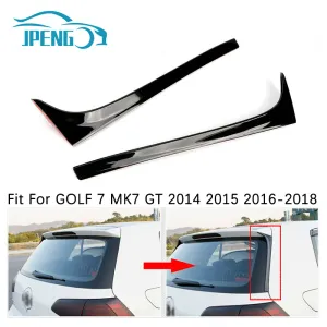 Gadgets Fit for VW Accessories Golf 7 7 GT 2014 2015 2017 2018 2018 Black Window Side Spoiler Wing Trim 2pcs