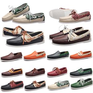 GAI GAI GAI 2024 Zapatos de diseñador Mocasines genuinos para hombres Zapatos casuales de cuero de vaca para hombre Mocasines suaves de primavera Tallas grandes 38-45 Tenis Masculinos Zapatillas