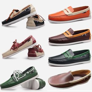 GAI GAI GAI véritable hommes mocassins en cuir de vache chaussures décontractées pour homme doux printemps mocassins grande taille 38-45 Tenis Masculinos