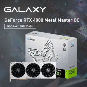 GALAXY New RTX 4080 Metal Master OC 16GB Tarjeta gráfica GDDR6X 256Bit RTX4080 12Pin Gaming NVIDIA GPU Tarjetas de video placa de video