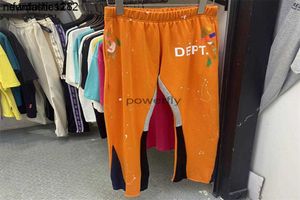 Galery dept Mens Plus Size Pants street graffiti lavé pantalons décontractés vraies photos bleu orange