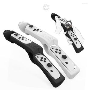 Contrôleurs de jeu Accessoires Pour Switch / Jeux de tir OLED Joy Controller Périphériques à induction Gun Grip Black
