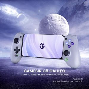 Controladores de juegos GameSir G8 Galileo Type-C Gamepad Controlador de teléfono móvil con efecto Hall Stick para IPhone 15 Android PS Remote Play Cloud