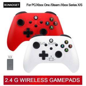 Contrôleurs de jeux Joysticks 2.4 G Contrôleur de jeu sans fil adapté à la série Xbox One S X Windows 7/8/10 avec batterie rechargeable intégrée Q240407