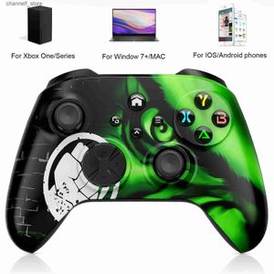 Contrôleurs de jeu Joysticks Wifi vert pour Xbox One/Série X S Bluetooth Joystick Console Controle pour IOS/Android/Win7/8/10 Gamepad PC ControllerY240322