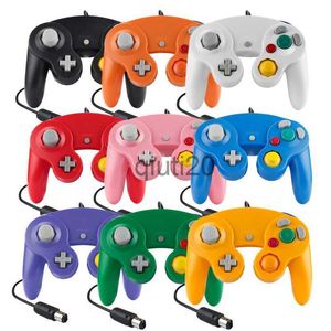 Contrôleurs de jeu Manettes de jeu filaires pour Nintend NGC GC pour contrôleur Gamecube pour Wii Wiiu Gamecube Joystick Joypad accessoire de jeu x0830