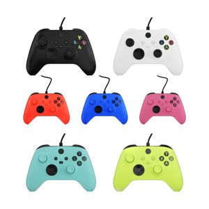 Contrôleurs de jeu Joysticks Manette de jeu filaire pour Xbox série X S pour XSS XSX X-ONE pour Xbox one pc win10 play game gamepad Remplacement HKD230901