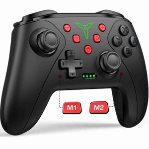 Controladores de juego Joysticks Gamepad inalámbrico para Nintendo Switch/Lite/OLED Controller Pro Controller con Wake-up Programable Turbo Mouse Touch Feeling x0727