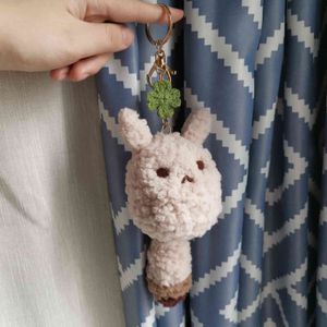 Jeu Genshin Impact Klee Cosplay fait à la main mignon peluche poupée porte-clés sac pendentif dessin animé porte-clés anniversaire cadeaux de noël