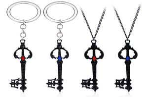Jeu Kingdom Hearts Sora Keyblade Alliage Porte-clés Porte-clés Porte-clés Porte-clés Pendentif Collier Bijoux Accessoires2922058
