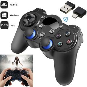 GamePads 2.4g Gami sans fil Gamepad Joystick Gaming Contrôleur W / H USB OTG Adaptateur pour Tablet Android Tablet PC TVBox Accessoires de jeu