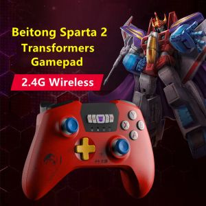 GamePads Beitong Sparta 2 Transformers 2.4g GamePad GamePad Optimus Prime Vibration Betop Juego Controlador para PC Xbox Steam