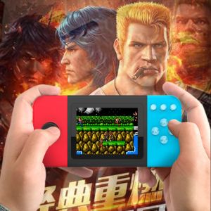 GamePads Mini Console de jeu Handheld Game Colorful HD Screen 8 Bit Classic 500 Retro Video Game Player TV Out Pocket Gameboy Box Gift