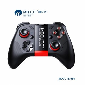 GamePads Mocute 054 Bluetooth Gamepad Android Joystick PC Contrôleur sans fil VR VR Game Pad PC Smart Phone for VR + Retail Box Drop Ship