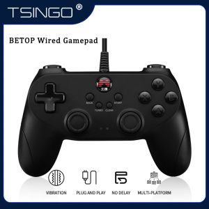 GamePads TSINGO BETOP D2E 2M USB GamePad Wired para Android/PC/TV Box/PS4/PS3 Vibration Motor Game Controller Joystick para consola de juegos