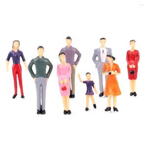 Decoraciones de jardín Figuras Modelo Personas Escena Decoración Modelos Plástico 1 Calibre Escala Sentado Accesorios de pie