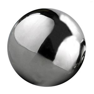 Decoraciones de jardín Bola de mirada Esfera reflectante de acero inoxidable Globo flotante Decorativo para el hogar Patio Estanque de césped