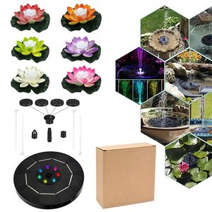 Garden Decorations Mini Solar Water Fountain Pool Pond Waterfall Fountain Garden Decoration Outdoor Bird Bath Solar Powered Fountain Floating Water 230614