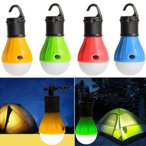 Décorations de jardin Portable LED Camping Light Tente à piles Lumières étanche Lanterne de secours Ampoule pour la randonnée pêche 0202