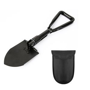 Garden Military Folding Shovel Multifunctional Snow Spade Pickax Outdoor Camping Survival Entrenching Tool with Carrying Pouch