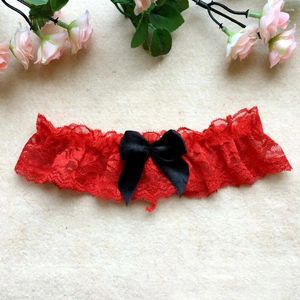 Jarretières de fête pour femmes, nœud Floral, cuisse, mariage, ceinture de jarretelles, anneau de jambe en dentelle Sexy