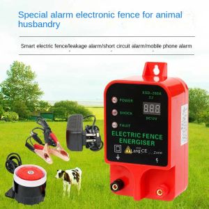 Portes haute tension élevée de décibels berger animaux alarme d'alarme contrôleur de la ferme électrique Electric Energizer LCD Charger Tools 10 km