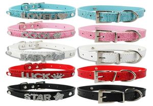 Gator Skin – colliers en cuir personnalisés pour chiens, collier pour animaux de compagnie personnalisé avec lettres de 10mm et Charm4845398