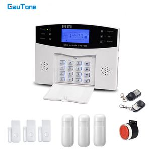 GauTone 505 GSM teclado seguridad del hogar con detector de movimiento Control remoto inalámbrico sistema de alarma antirrobo para el hogar