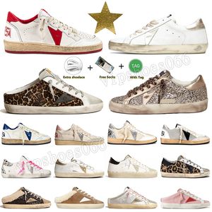 Golden Goose Super-Star Sabot Ball-Star ggdb sneakers GGDB Designer Goldenstar Chaussures Sabots Pantoufles Femmes Hommes Golden Goooose Ball Star Baskets  【code ：L】