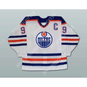 GDSIR Custom Edmonton Oilers Wayne Gretzky 99 WHA DEFUNT HOCKEY Jersey New Top Ed S-M-L-XL-XXL-3XL-4XL-5XL-6XL
