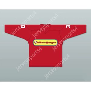 GdSir Custom Red Tenor Brothers 30 Quikee Burger Burger alternative Hockey Jersey coincé sur vous nouveau Top Ed S-M-L-XL-XXL-3XL-4XL-5XL-6XL