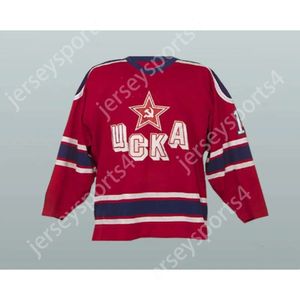 GDSIR Custom Sergei Fedorov Soviet Red Hockey Jersey New Top Ed S-M-L-XL-XXL-3XL-4XL-5XL-6XL
