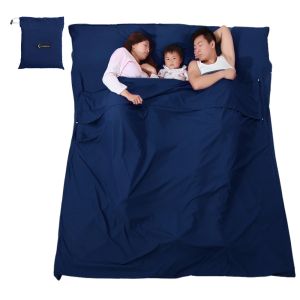 Gear Linero de dormir ligero Saco para dormir para dormir al aire libre Hotel Hotel Single Doble Sheet