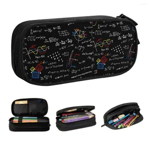 Équations Geek Physics Équations de crayon pour Girl Boy Large Rangement Sciences Math Science Science Géométrique Boîte-cadeau ACCESSOIRES