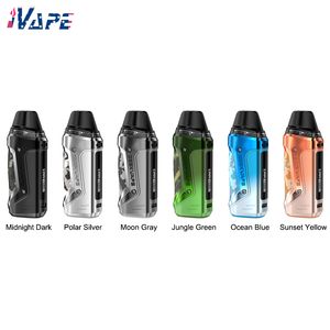 GeekVape AN 2 Aegis Nano 2 Pod Kit 1100mAh 30W 2ml Remplissage par le haut Écran OLED étanche Tri-Proof VPU Tech