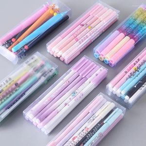 Stylo Gel, coffret cadeau, papeterie de bureau, fournitures scolaires mignonnes Kawaii, encre coréenne