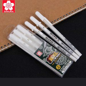 Stylos à encre gel Sakura Gelly Roll ic Stylo à surbrillance blanche Stylos à encre gel Marqueurs de couleur vive Stylo pour dessin Art Design Manga Fournitures Cadeaux J230306