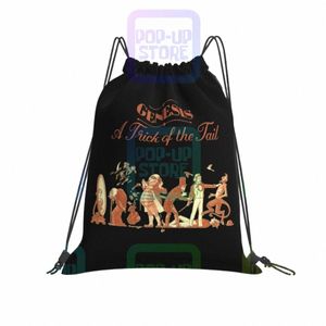 Genesis Band A Trick of the Tail Album Bags Bolsas de gimnasio Bolsas de gimnasia Portable 3D Impresión al aire libre L2in#