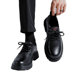 Chaussures habillées en cuir véritable hommes à lacets confortables hommes chaussures décontractées mode affaires travail bureau à lacets hommes chaussures chaussures