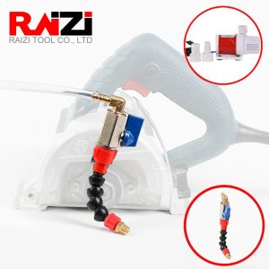 Gereedschap Raizi 1 ensemble de fixation d'eau pour scie circulaire sans Machine pour Machine de découpe coupe humide dépoussiéreur accessoire d'alimentation en eau