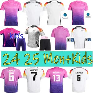 Alemania Jerseys de fútbol nuevas y de alta calidad 24/25 Copa de Europa Hummels Kroos Gnabry Werner Draxler Reus Muller Gotze Gotze Men and Kids Kit Fans Camisa de fútbol Uniforme