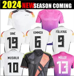 24Germanys Soccer Jersey 25 Fans Player Version 2024 2025 Musiala Muller Hvertz Wirtz Kroos Kimmich Gnabry Werner Sane Reus Gotze Football Shirt Men Kids Kit 33