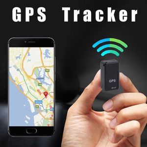 GF07 Car Tracker GPS Real Time Tracking Locator Device Magnetic GPS Black Tracker for Vehicles Teenagers Pets SOS Alarm